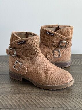 Muk Luks Sondra Women's Ankle Boots Size 8
